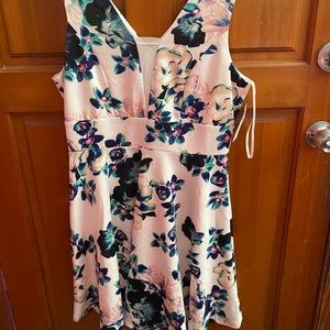 COPY - NWT FTF Floral Fit and Flare Dress Size 0